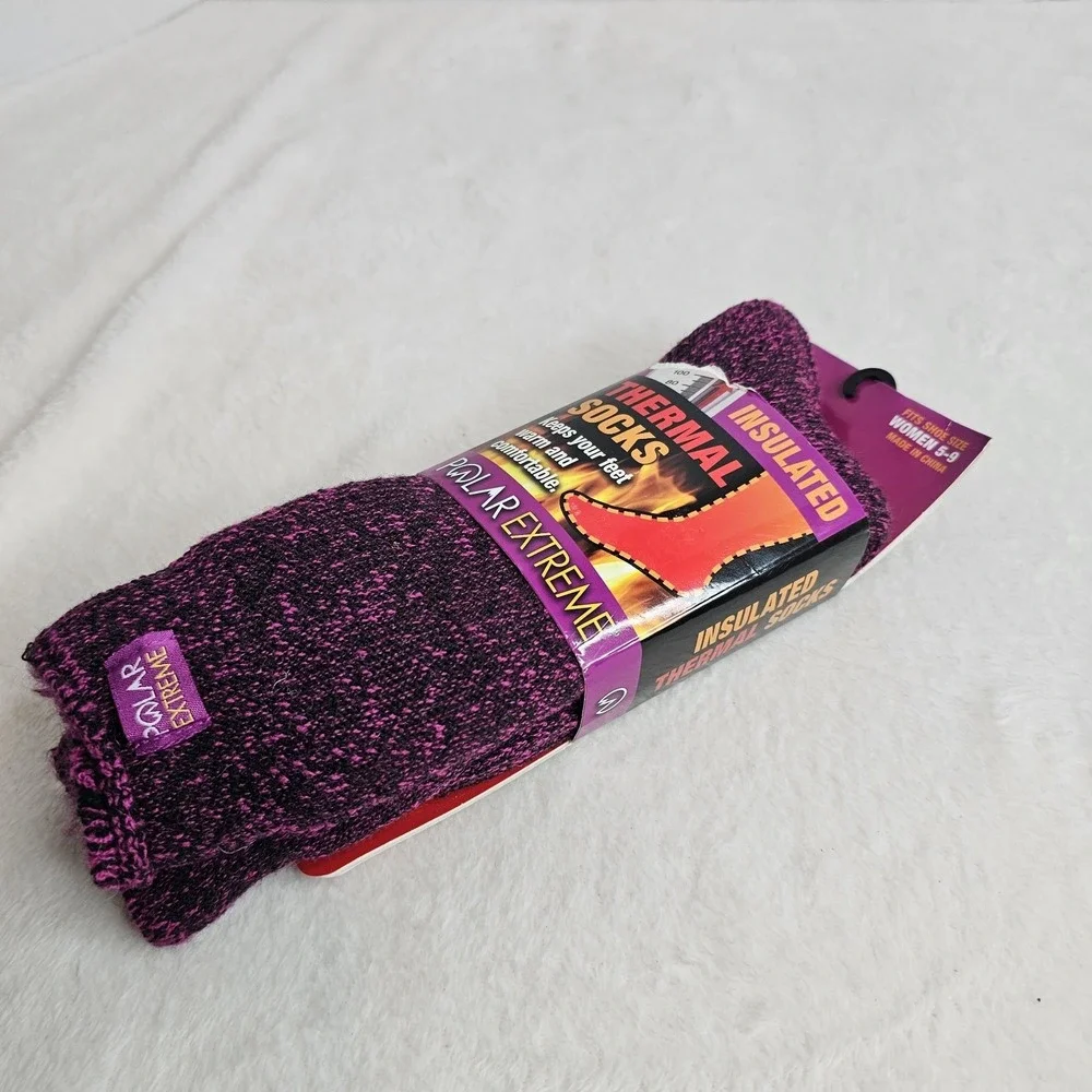1 Pair Women Polar Extreme Thermal Socks 5-9